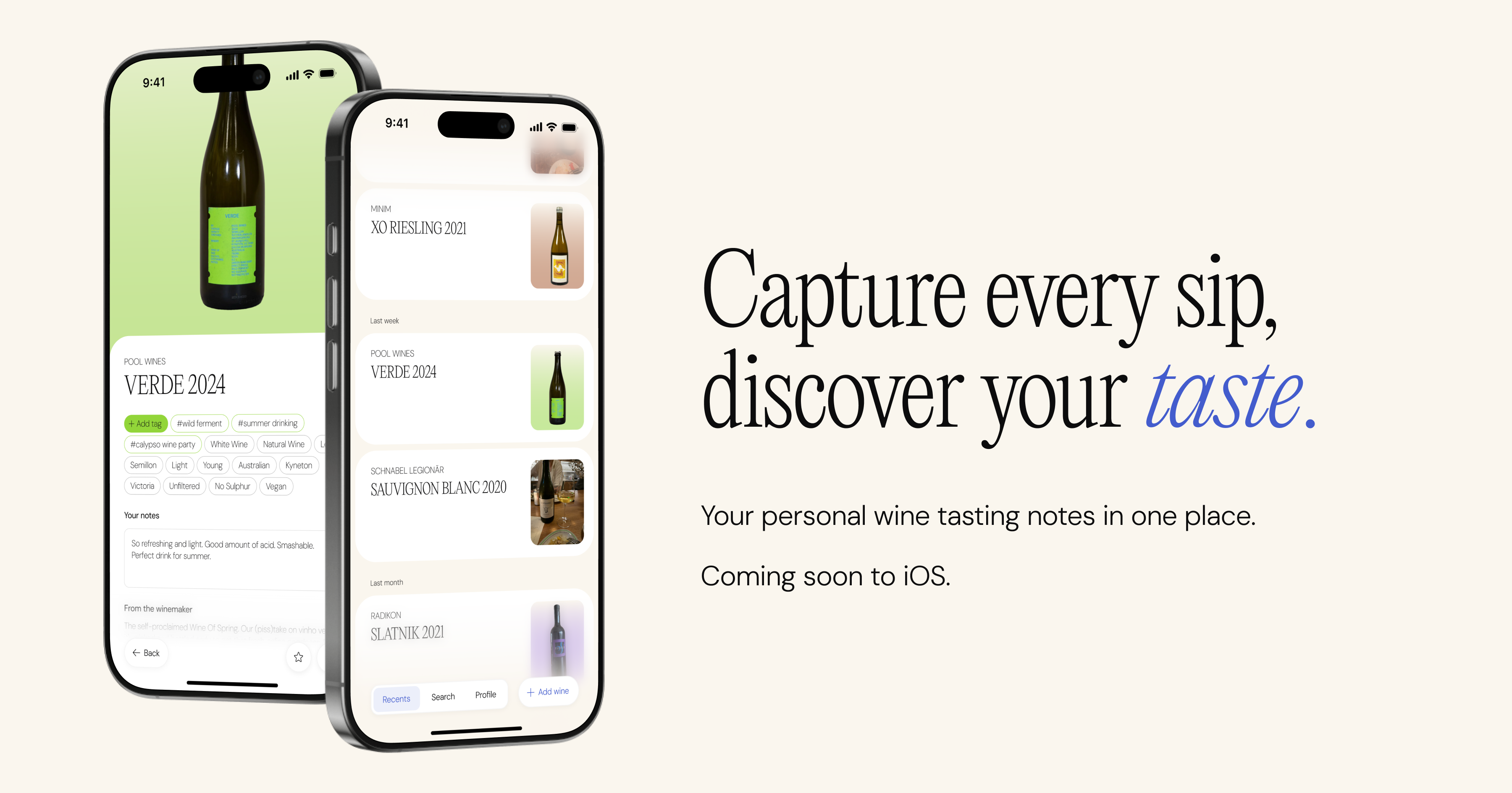 Tasting Notes